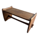 Vintage sculptural coffee table in wood