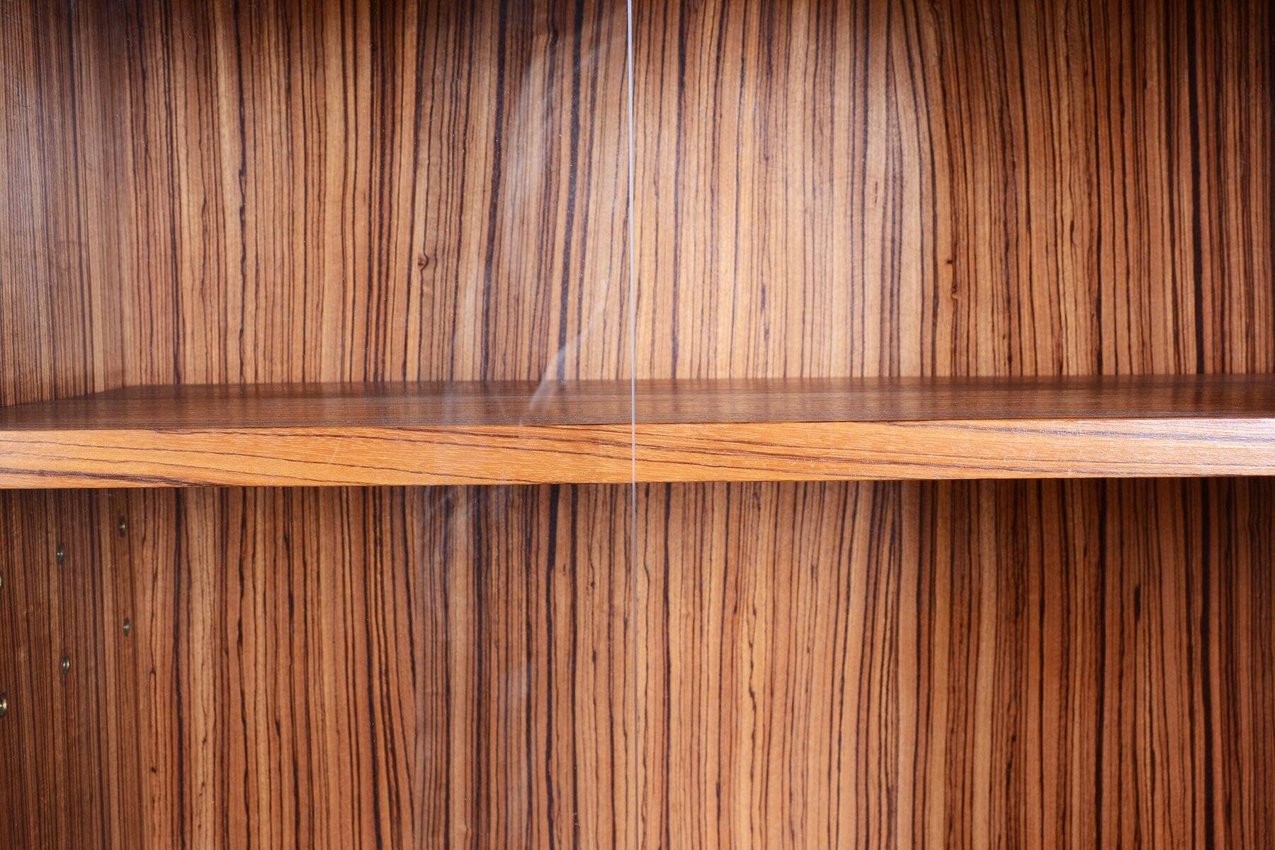 Art Deco Bookcase in Elm and Mahogany, 1920s