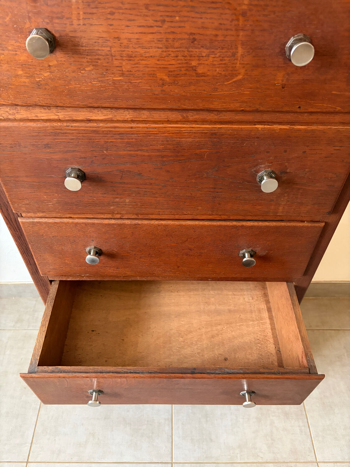 Vintage tall chest of drawers