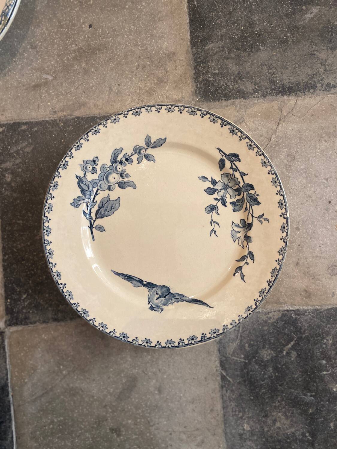 Sarreguemines & Digoin dessert plate