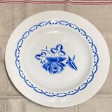 Large round serving dish digoin sarreguemines model michel 30 cm