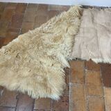 Goat skin rug
