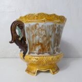 old planters and earthenware slip planter