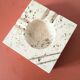 Vintage travertine ashtray by Cerri Nestor 70s
