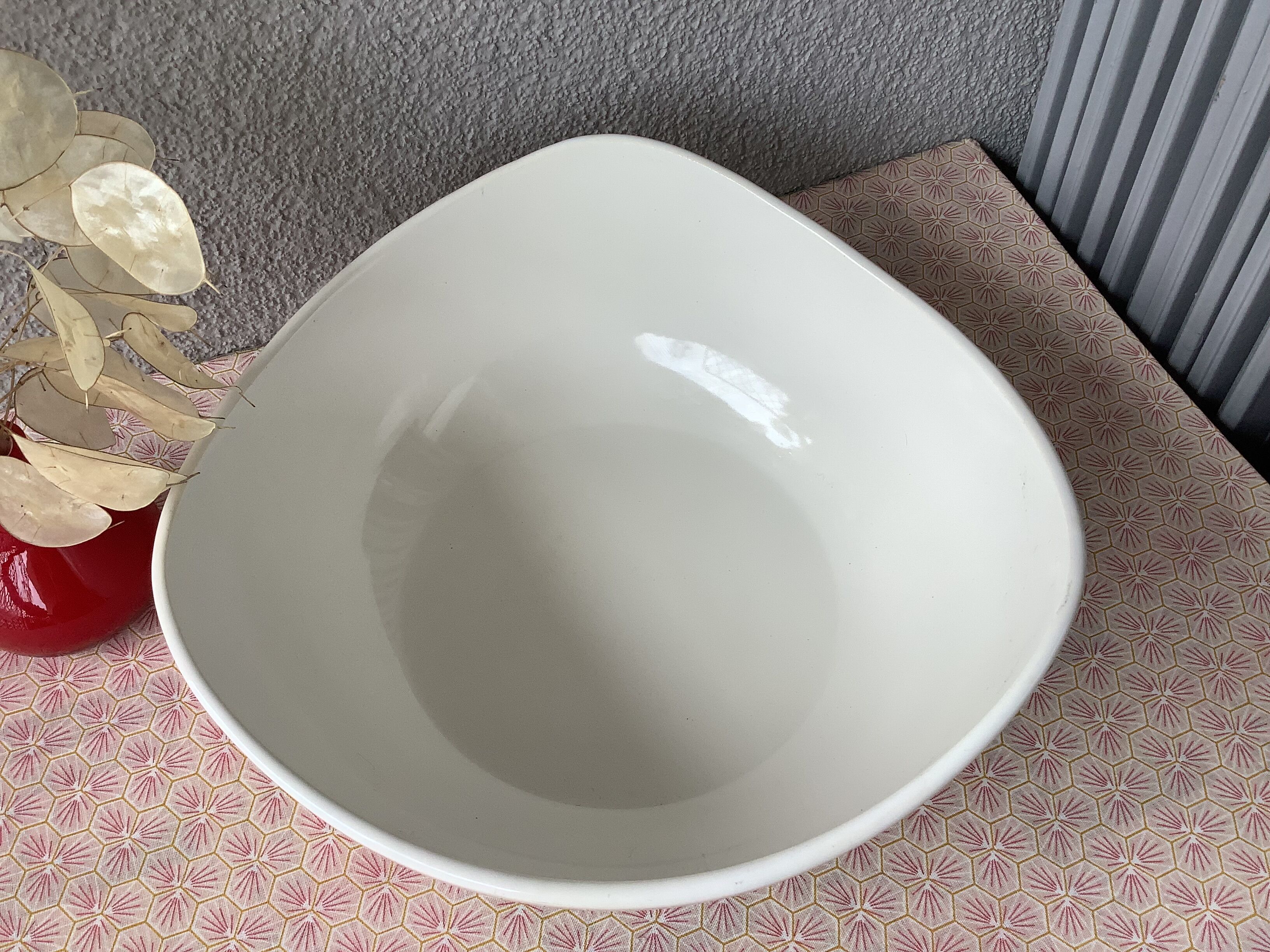 Pornic MBFA salad bowl hand-painted spring model