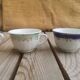 4 badonviller coffee cups colorful and golden decor
