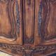 Carved Provencal buffet in Louis XV style with 2 doors