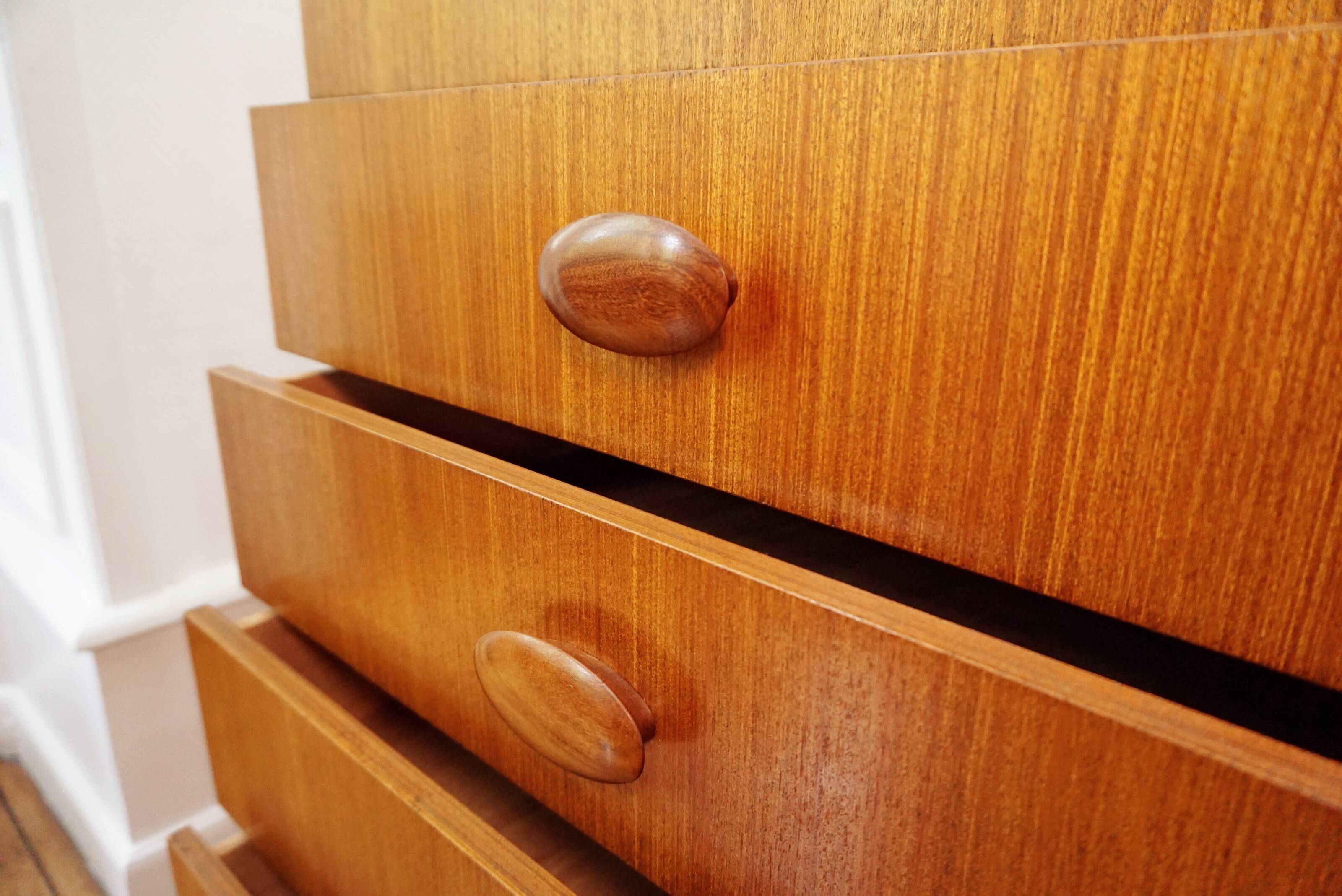 Chest of drawers 6 Scandinavian teak drawers