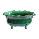 Jardinière griffes barbotine Saint Clément french flowers pot déco rétro