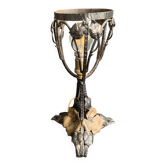 Lampe Art Nouveau en fer forgé 1900 à motif floral