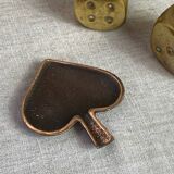 Cendrier en bronze, en forme de pique  