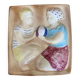 Mid-century design ceramic wall tile decoration, Czechoslovakia, 1960s