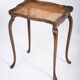 Vintage Nesting Tables with Rattan and Glass Top by Jason Møbler, 1960s, Set of 3