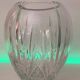 Vintage Crystal Balloon Vase Height 28cm