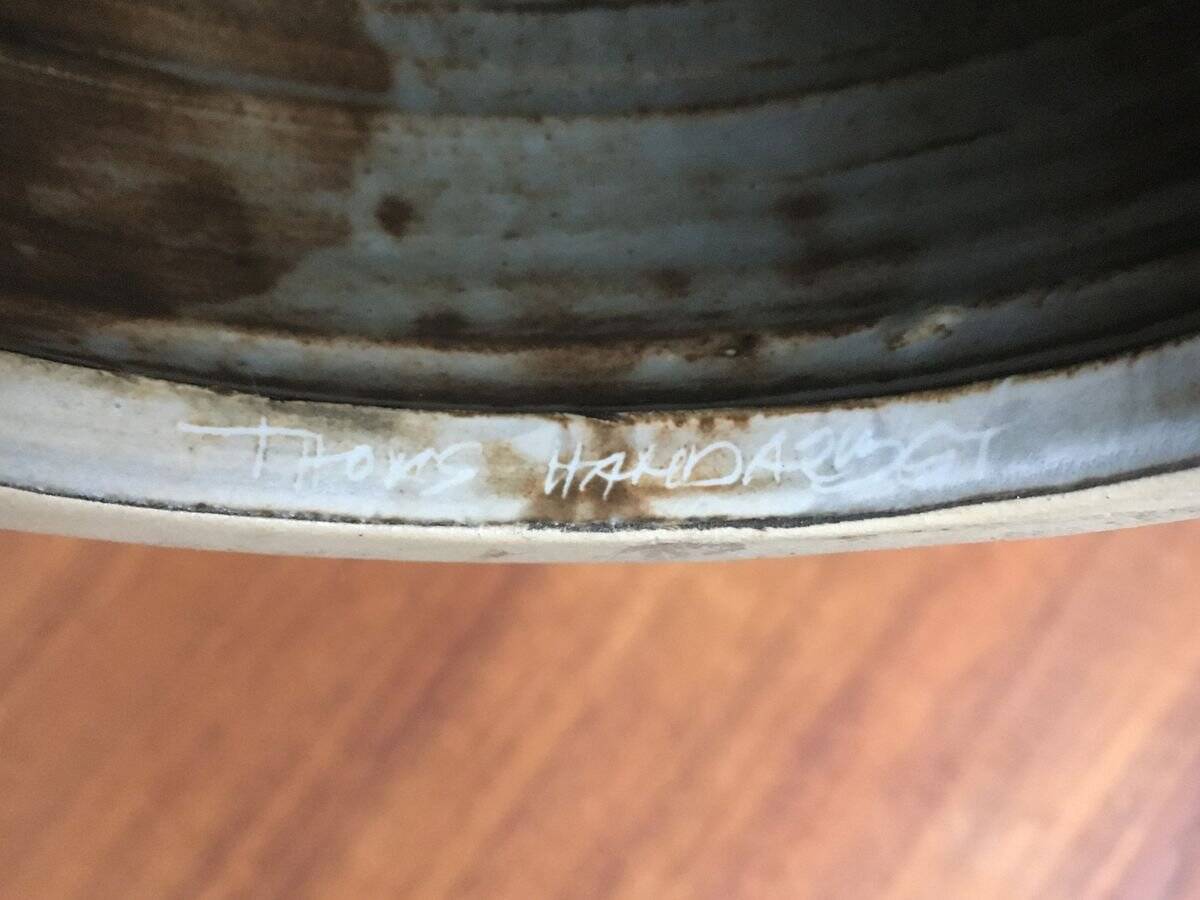 Mid-century German ceramic table lamp by Thoms Keramik.