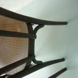 Paire de chaises bistrot bois courbé anciennes