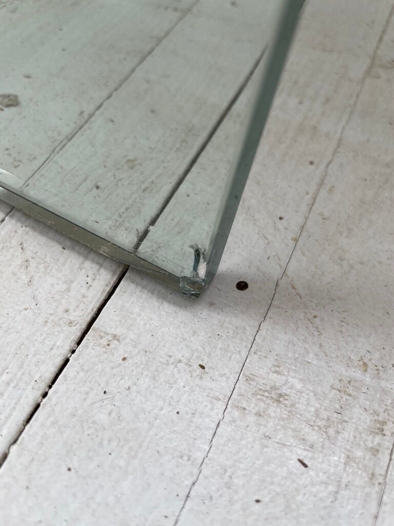 Brass chrome coffee table