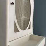 Antique toilet cabinet to hang