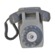 Wall grey vintage phone