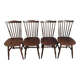 Série de 4 chaises signées Baumann modèle « Tacoma » années 60.