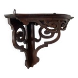 Old corner shelf in openwork wood mp