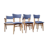 Four chairs and two armchairs