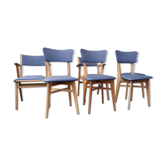 Quatre chaises et deux fauteuils