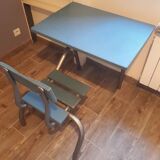 Retro vintage school desk