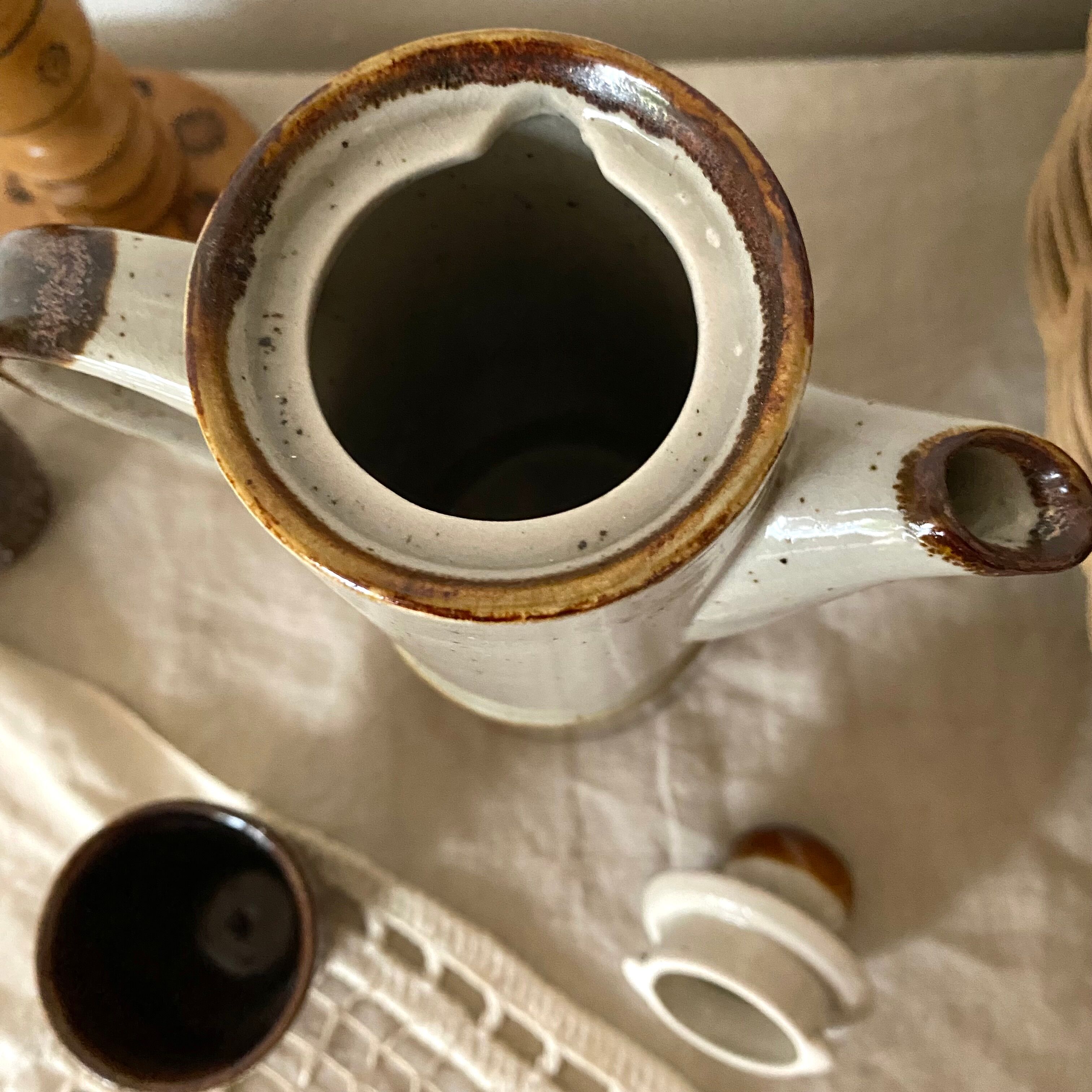 Vintage teapot for one person