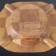 Vintage wooden inlaid ashtray or pocket tray – Design