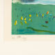 Summer in the Garden, color Lithograph