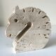 Travertine horse design fratelli Manelli vintage 70s