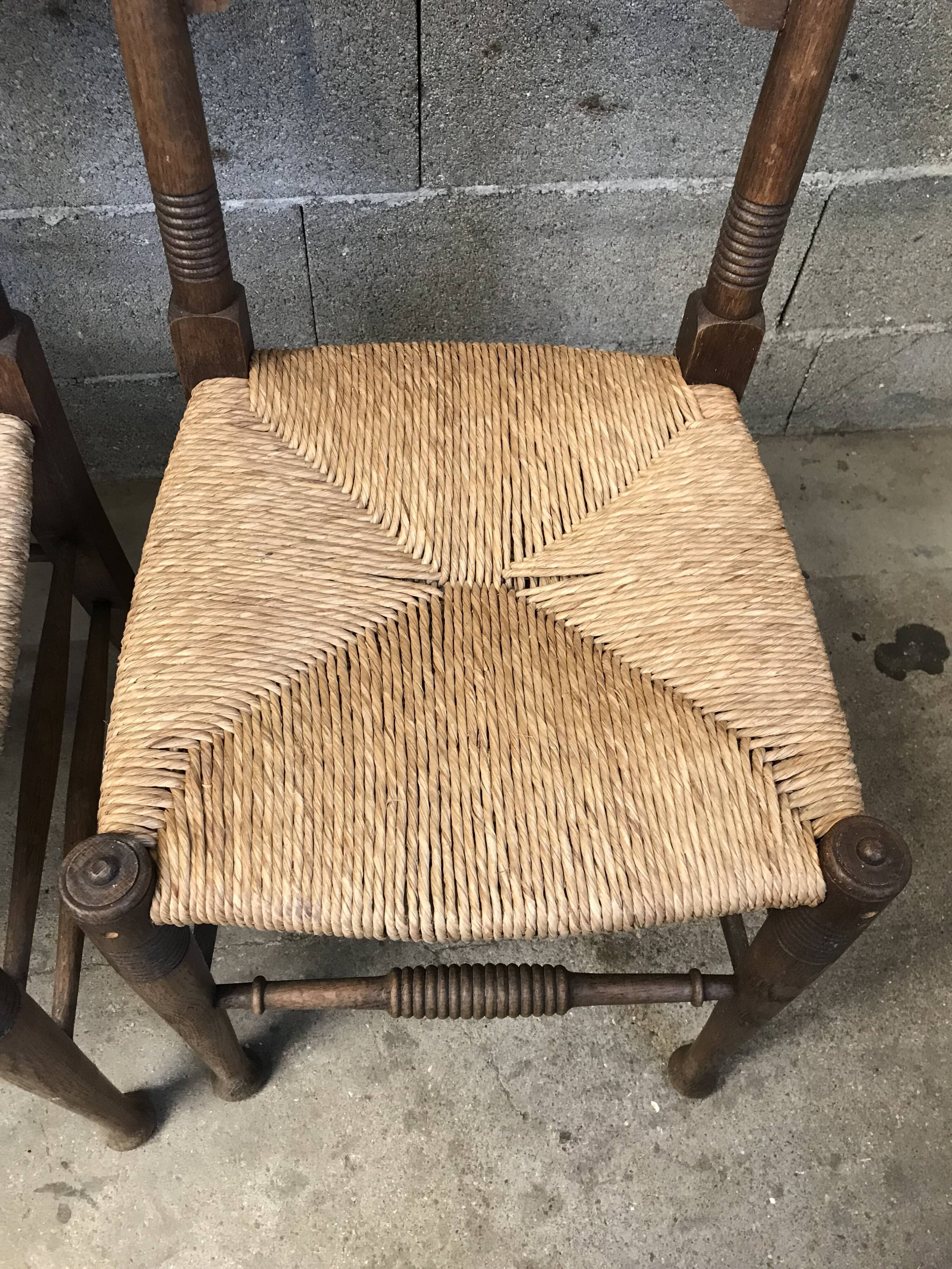 Pair of chairs by E G Punnett edition William Birch circa 1910