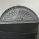 Patinated wooden fronton