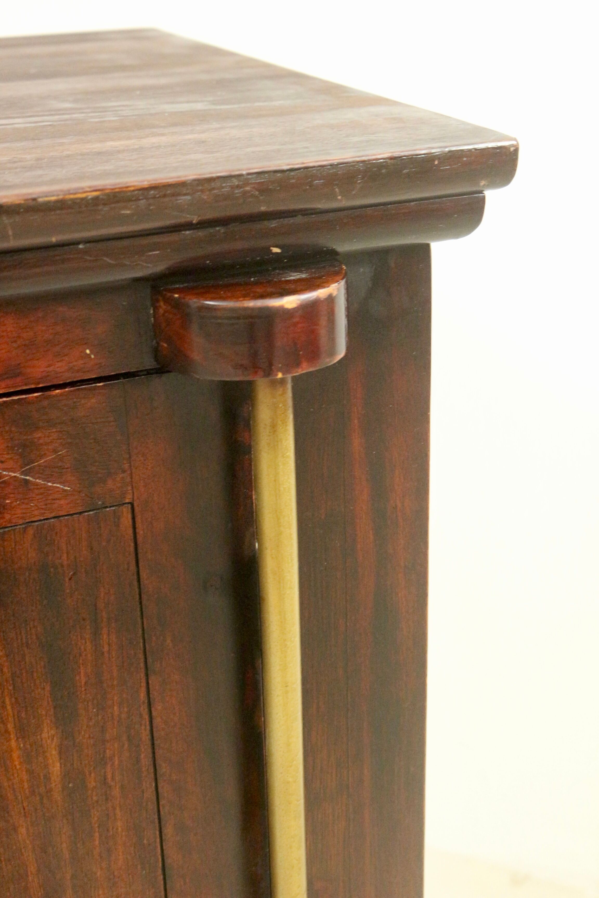 Antique buffet with swing doors Asian design