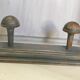 Patinated wooden coot rack