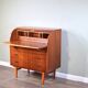 Mid-century Danish style vintage Swedish teak desk drinks cabinet by Egon Ostergaard