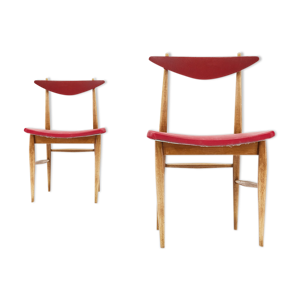 Paire de chaises scandinaves