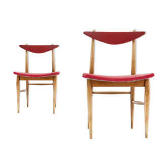 Paire de chaises scandinaves