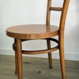 Set of 4 Baumann bistro chairs – model “Le Marais” – light wood