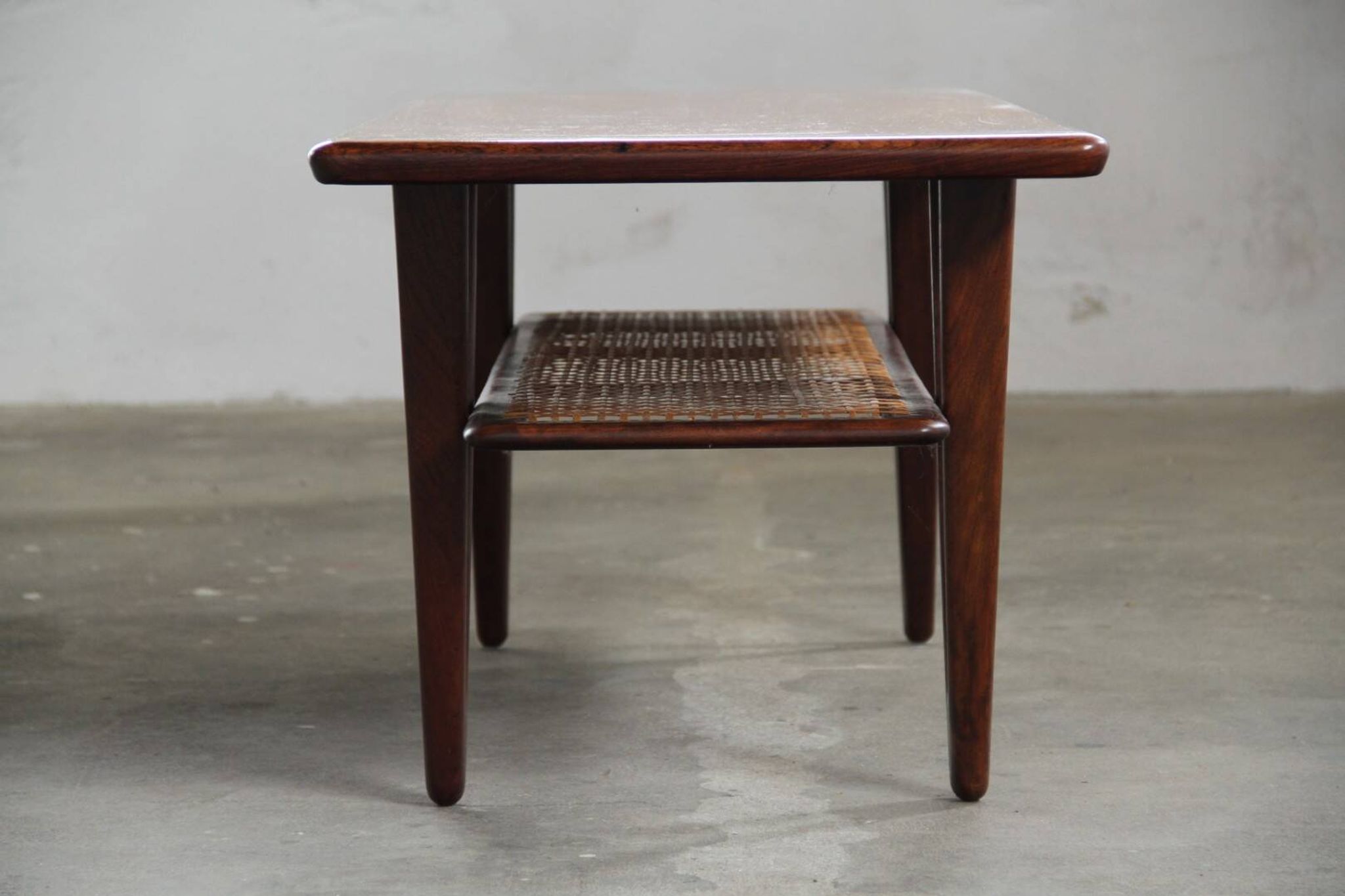 Vintage coffee table, Danish Design with V-Shaped Legs, Kurt Østervig 1950s