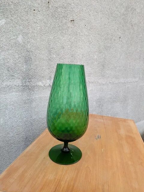 Green vase