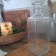 Carafe à whisky en verre striés Luminarc vintage