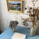 Framed oil painting