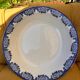 Large shallow dish in Sarreguemines earthenware, "Capri" model.