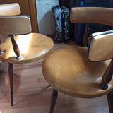 Fauteuil demi lune années 60