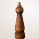Lampe XL en bois avec abat-jour en lin