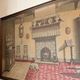Large framed wall tapestry – Antique interior scene