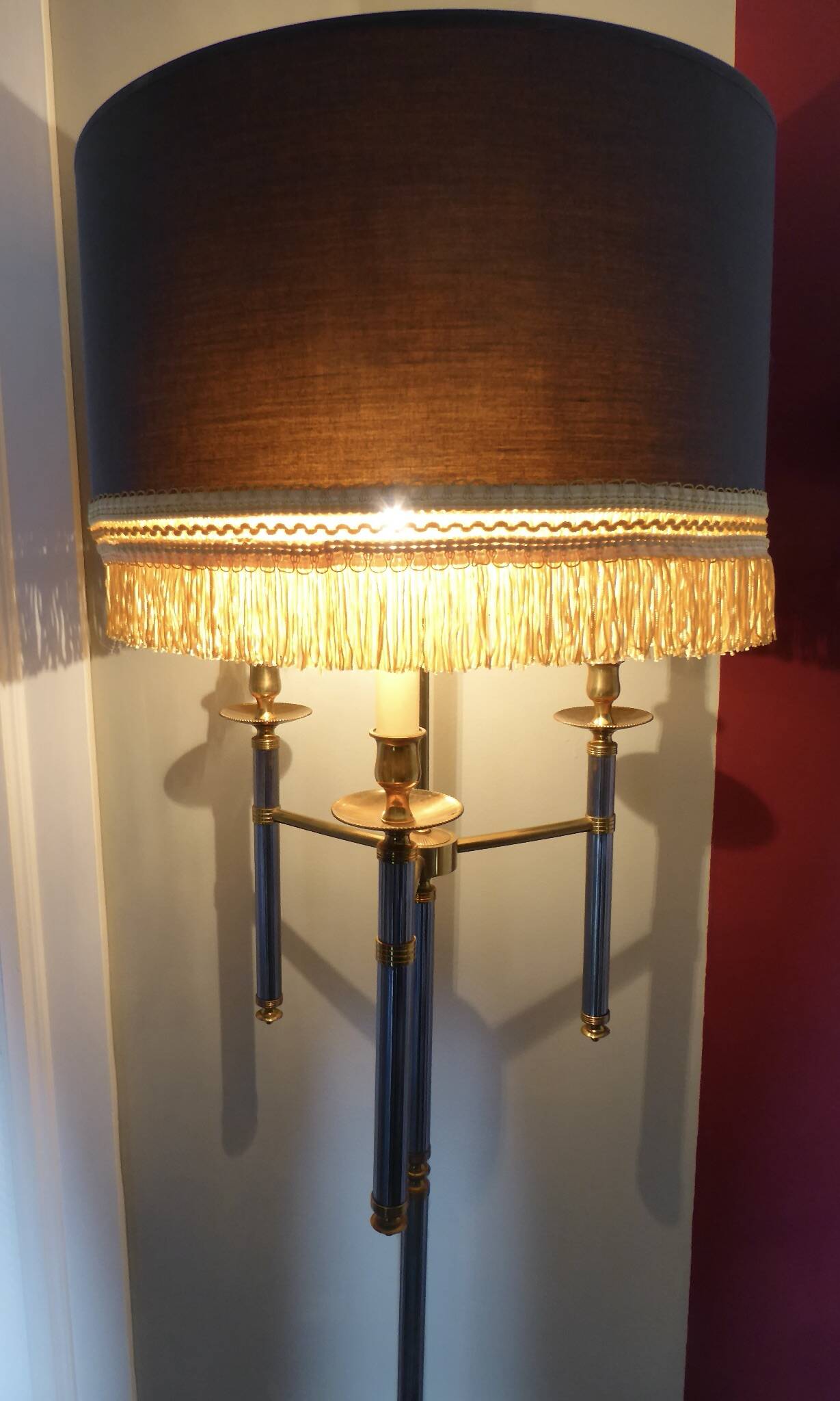 Vintage floor lamp with a classic spirit.