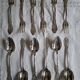 12 Art Nouveau silver-plated cutlery sets with thistle motifs